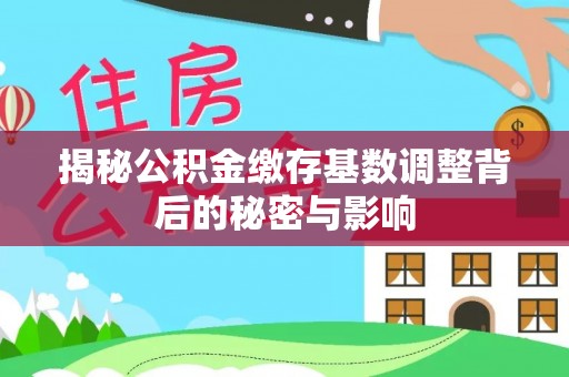 安阳揭秘公积金缴存基数调整背后的秘密与影响