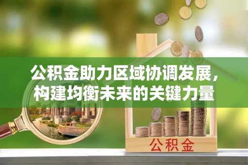 安阳公积金助力区域协调发展，构建均衡未来的关键力量