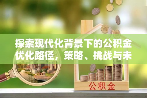 安阳探索现代化背景下的公积金优化路径，策略、挑战与未来展望