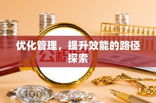 安阳优化管理，提升效能的路径探索