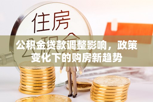 安阳公积金贷款调整影响，政策变化下的购房新趋势