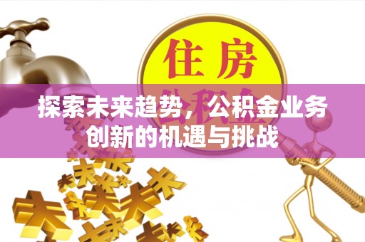 安阳探索未来趋势，公积金业务创新的机遇与挑战