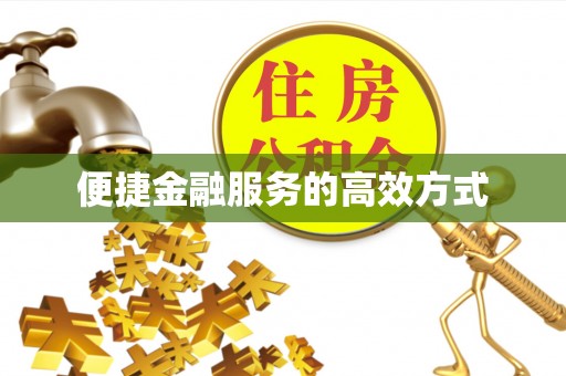 安阳便捷金融服务的高效方式