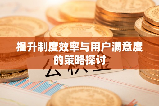 安阳提升制度效率与用户满意度的策略探讨